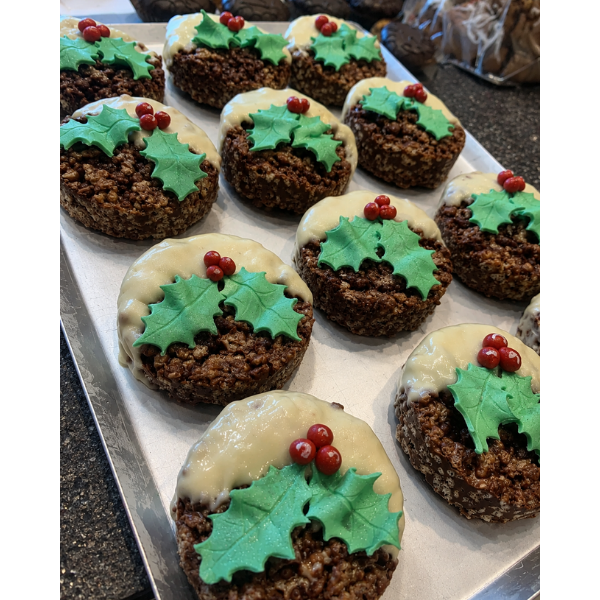 Biscotti delle feste decorati a mano
