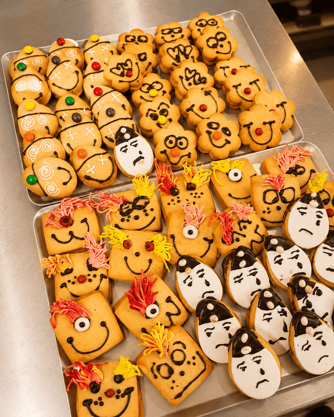 Biscotti decorati per Carnevale